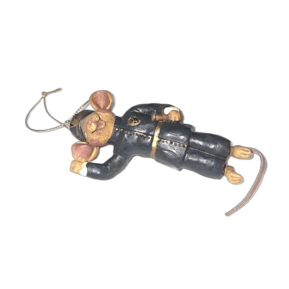 Kurt Adler - Hole in the Wall Gang "On the Beat" Police Mouse Ornament - W1450 - Picture 3 of 4